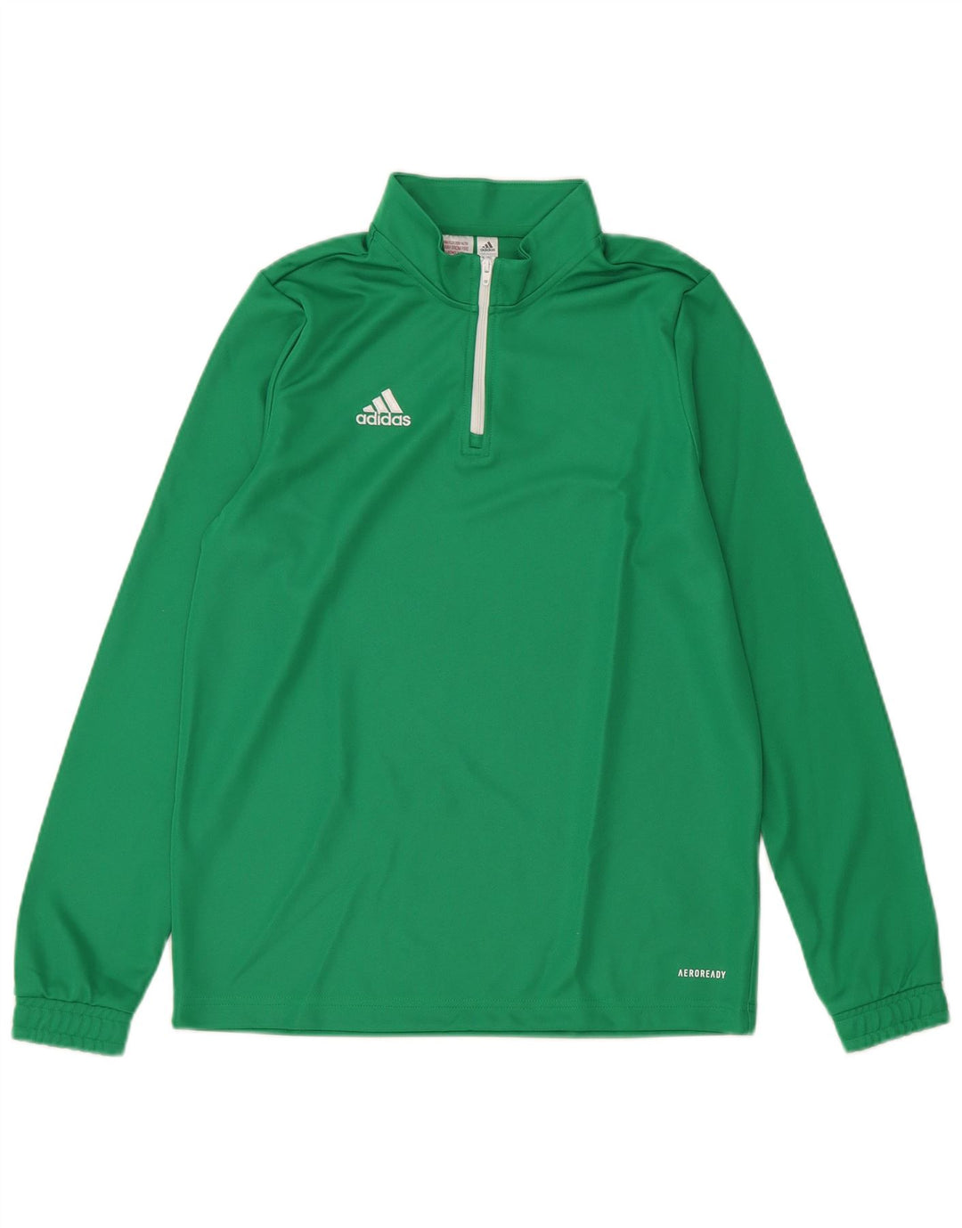 ADIDAS Jungen Aeroready Zip Neck Pullover Trainingsanzug Top 13-14 Jahre Grün