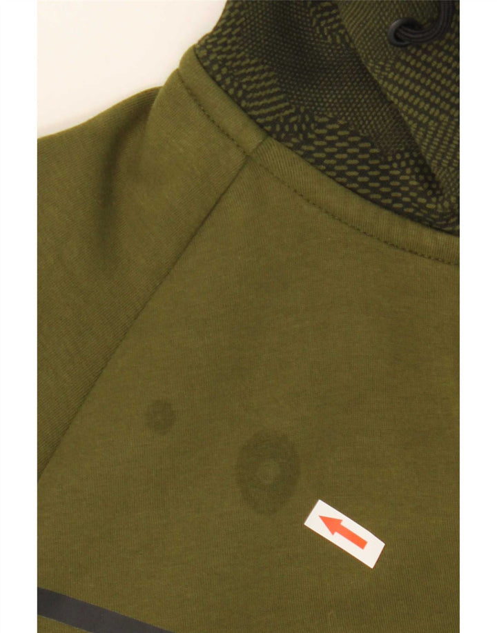 Nike Herren-Kapuzenpullover mit Reißverschluss, mittlere Khaki-Tarnung, Baumwolle