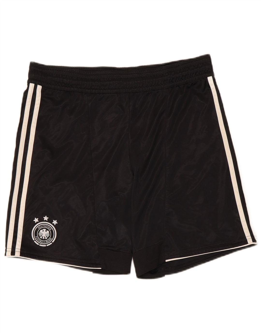 ADIDAS Herren Deutscher Fußball Bund Sport Shorts Small Schwarz Polyester