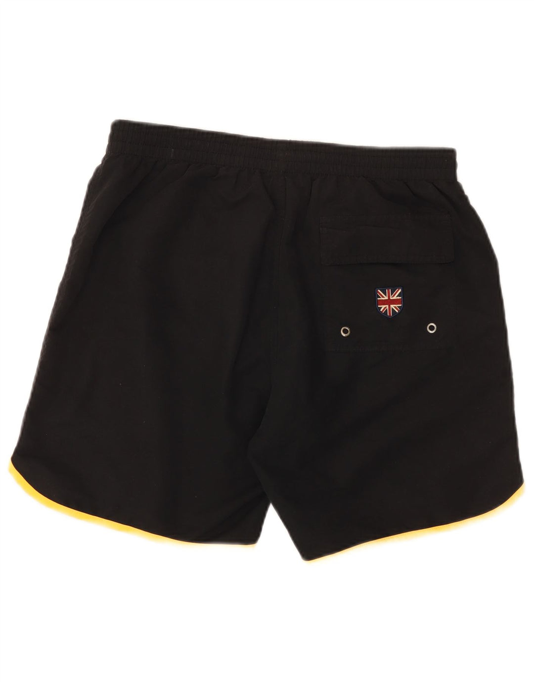Admiral Herren-Badeshorts mit Grafik, groß, schwarzes Farbblock-Polyester