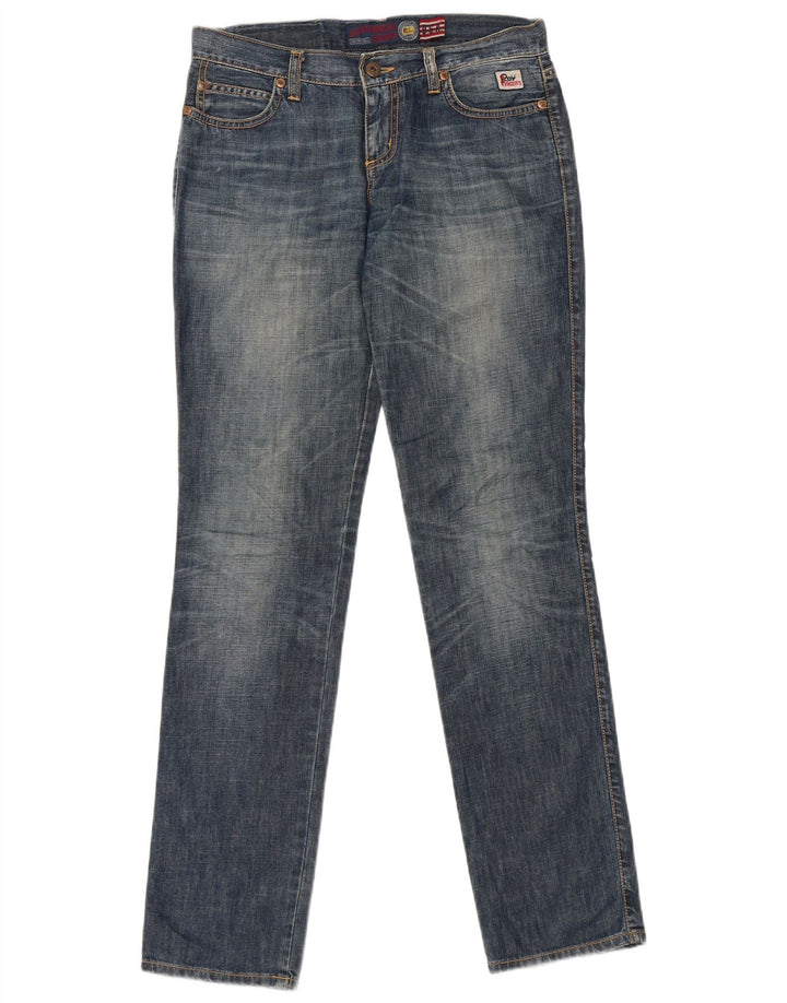 Roy Rogers Damen Slim Jeans W27 L32 Blaue Baumwolle