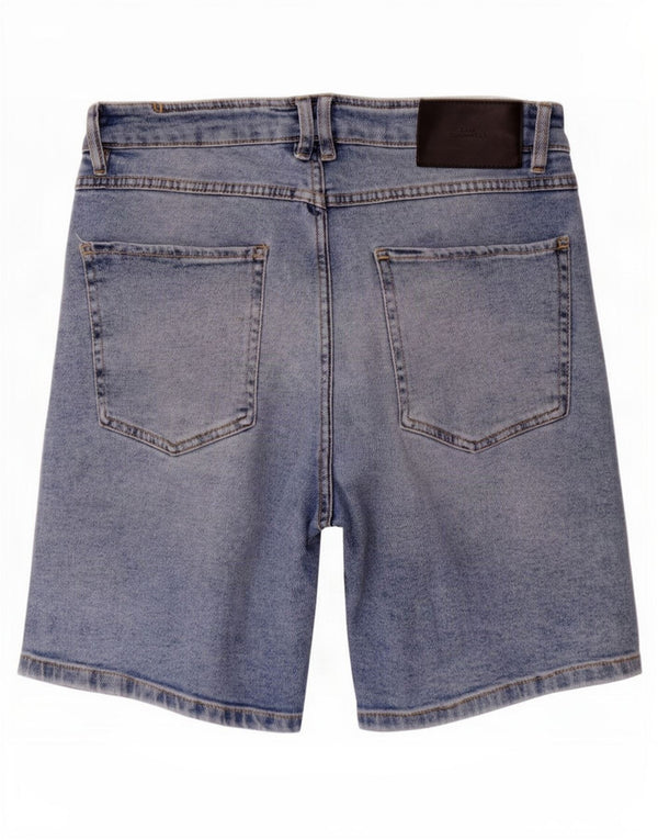 Zara Herren Jeansshorts EU 40 Medium W31 Blau