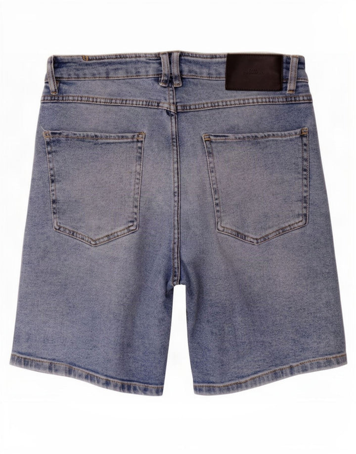 Zara Herren Jeansshorts EU 40 Medium W31 Blau