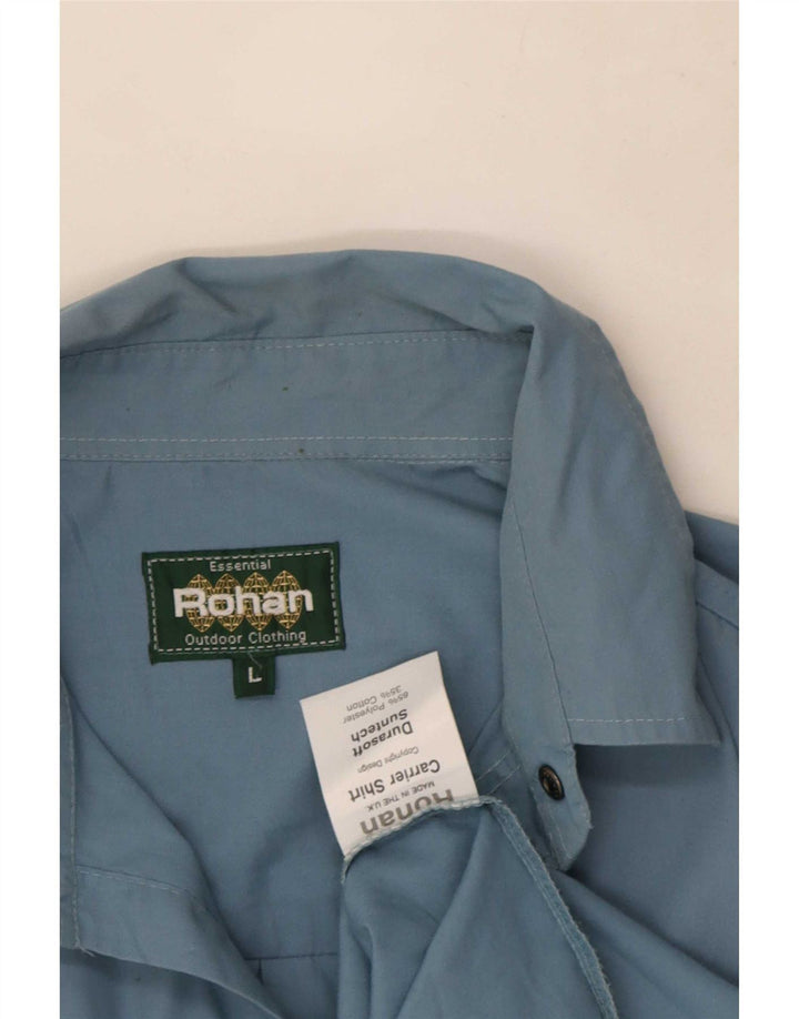Rohan Herrenhemd, groß, blau, Polyester