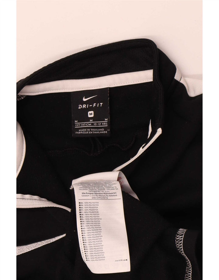 Nike Dri Fit Pullover-Trainingsanzugoberteil für Jungen, 10–11 Jahre, mittelgroß, Schwarz