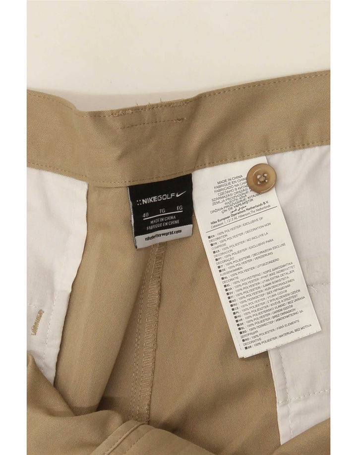 Nike Herren Chino Shorts W40 XL Beige Polyester