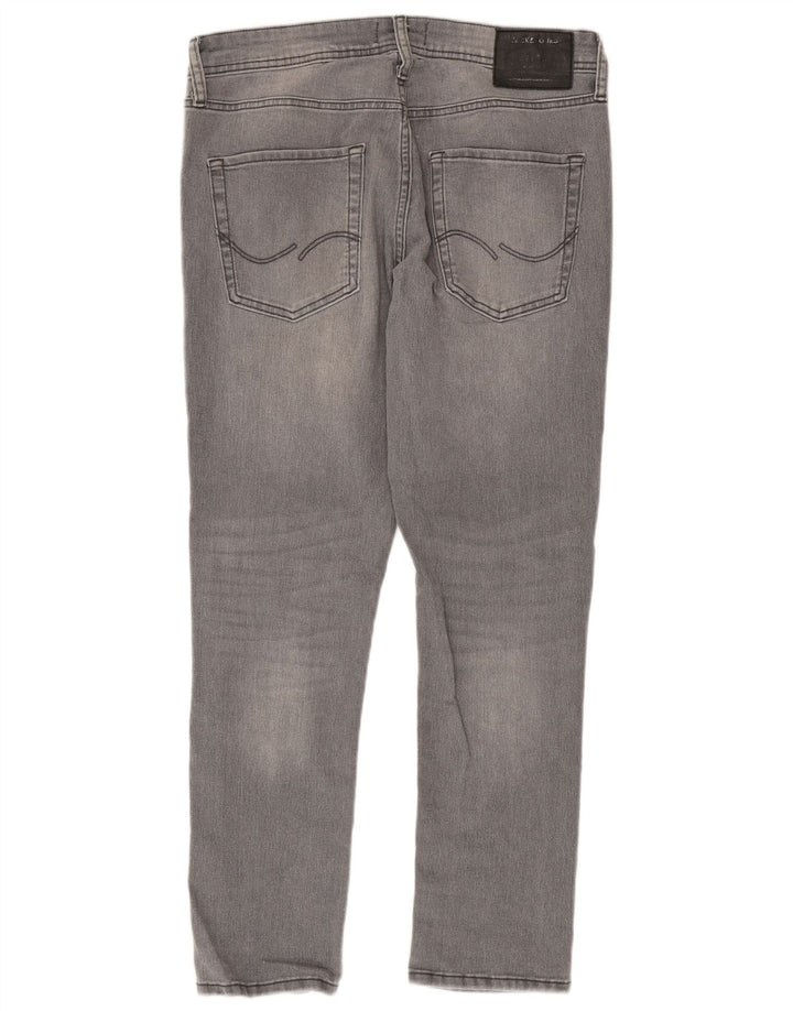 Jack & Jones Herren GLENN Slim Jeans W32 L30 Graue Baumwolle