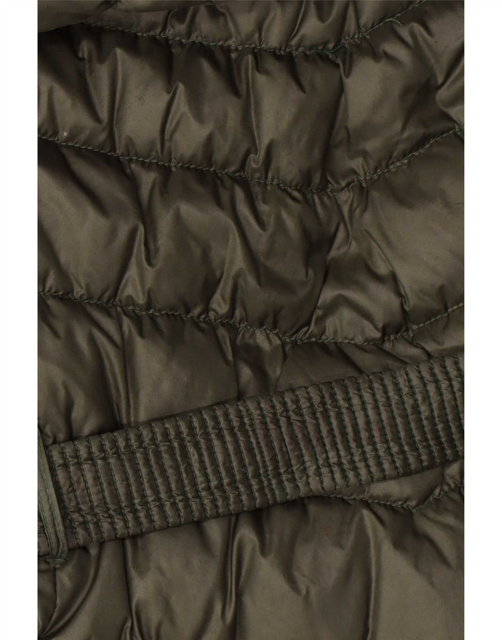 Liu Jo Wattierte Damenjacke mit Kapuze IT 40 Small Grün Polyamid