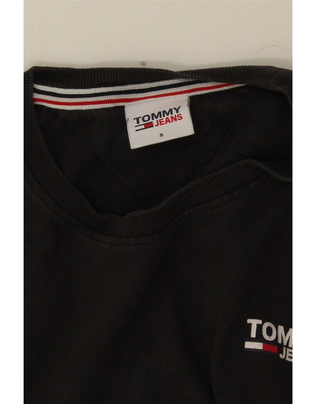 Tommy Hilfiger Herren T-Shirt Top Small Schwarz