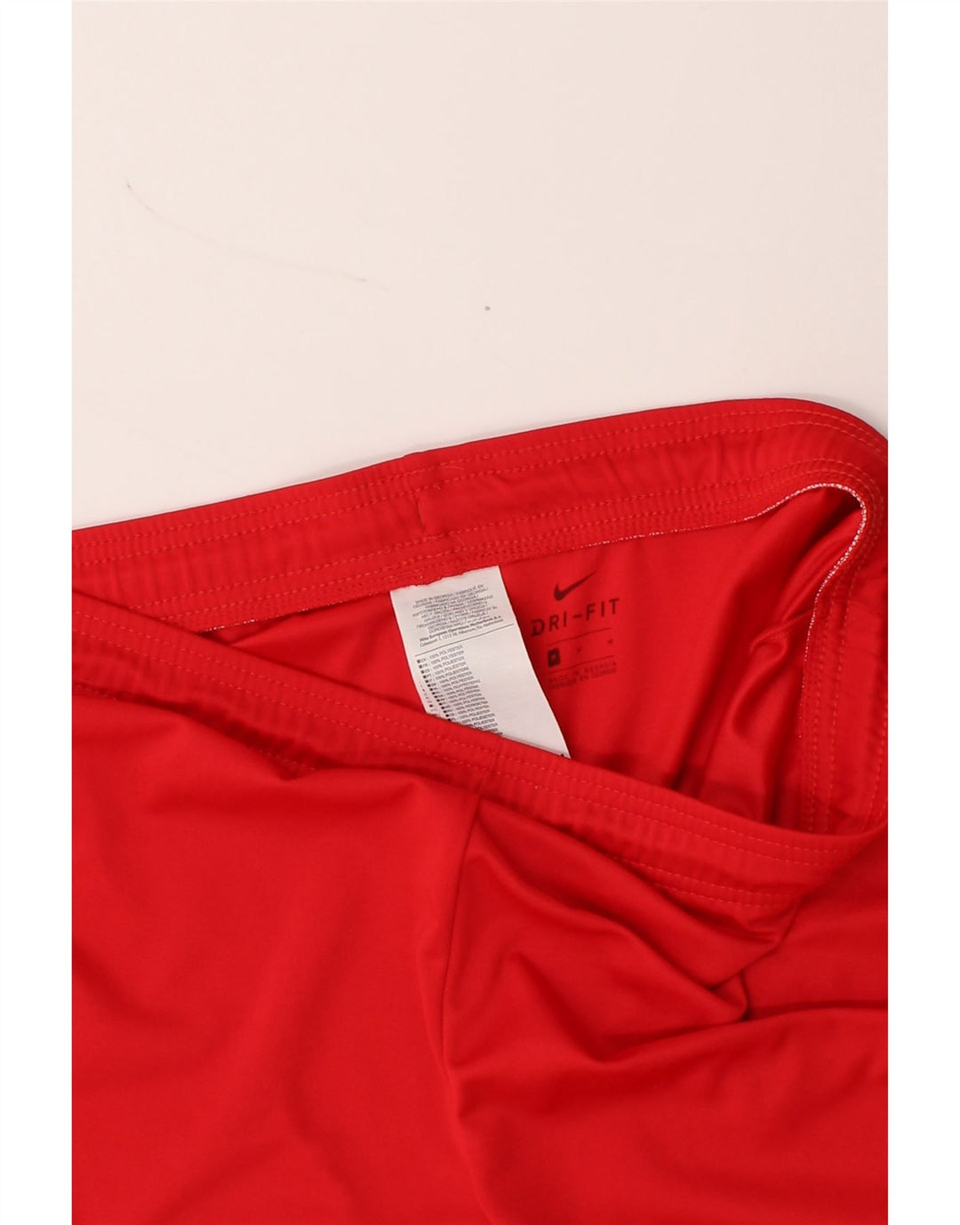 NIKE Womens Sport Shorts UK 14 Medium Red Polyester Vintage Nike and Second-Hand Nike from Messina Hembry 