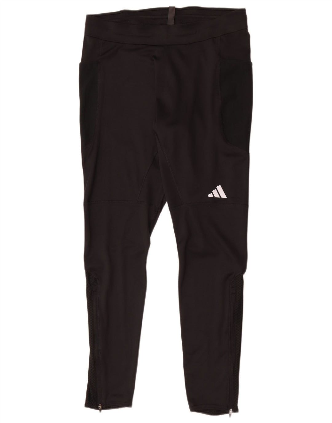 Adidas Slim-Trainingshose für Herren, groß, aus schwarzem Polyester