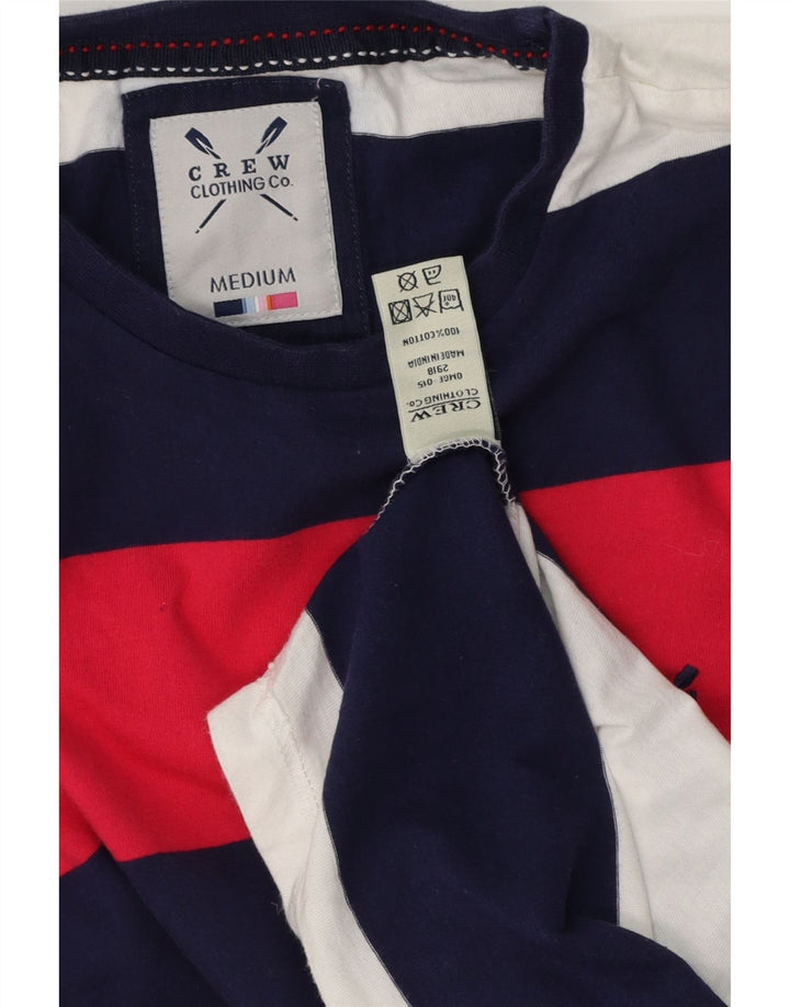 Crew Clothing Herren-T-Shirt, mittelgroß, mehrfarbig, gestreift, Baumwolle
