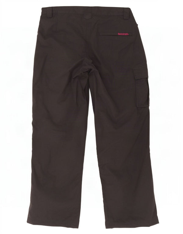 Mountain Warehouse Gerade Cargohose für Damen, UK 14, Größe L, W34, L35, Schwarz