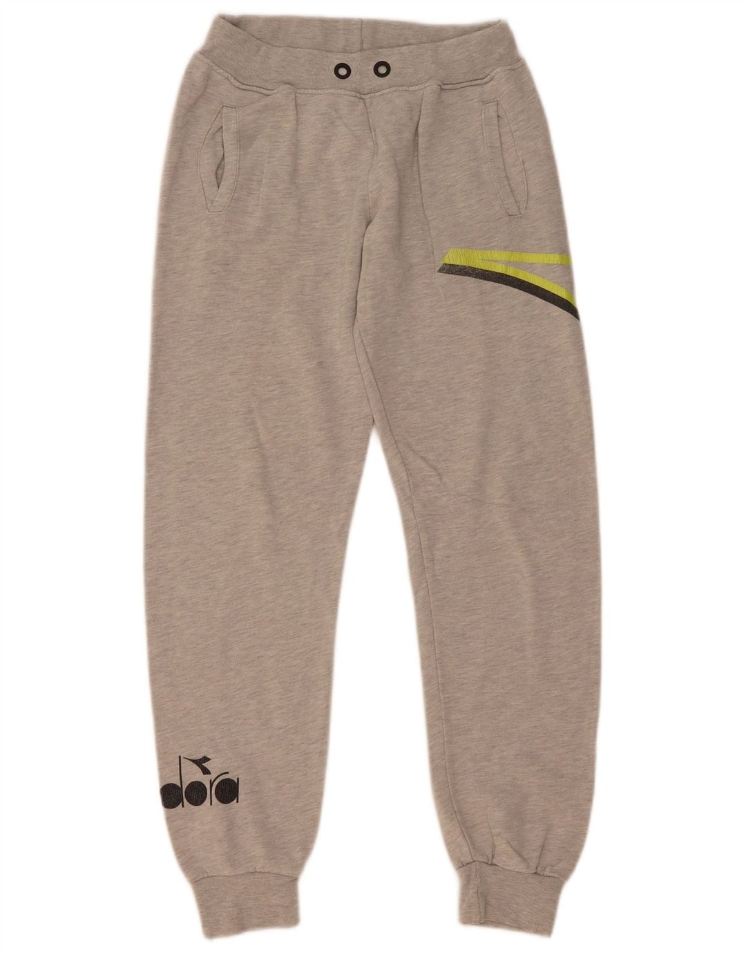 Diadora Jungen-Trainingshose mit Grafik, 13–14 Jahre, Grau