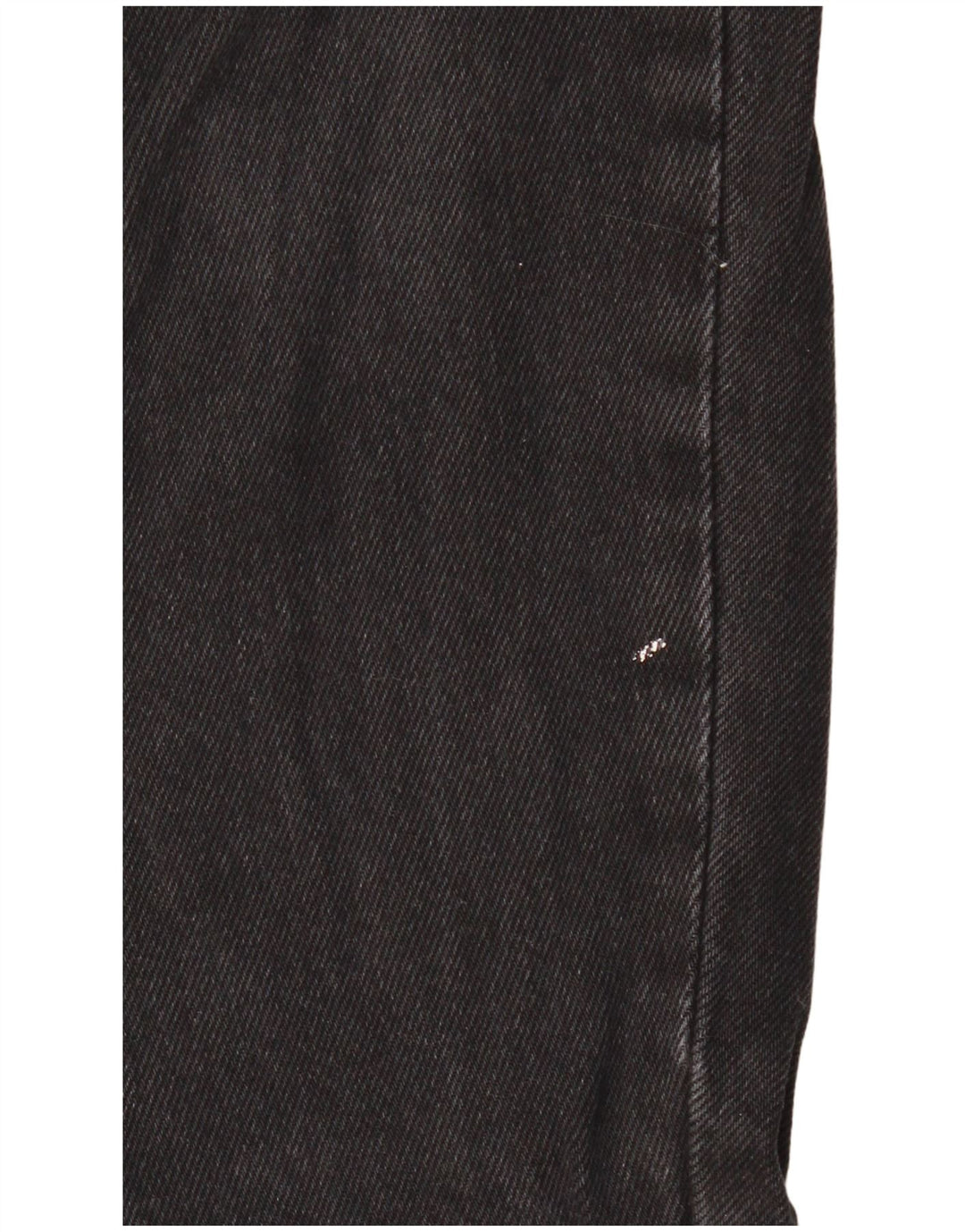 ZARA Damen High Waist Tapered Jeans EU 36 XS W26 L24 Schwarze Baumwolle