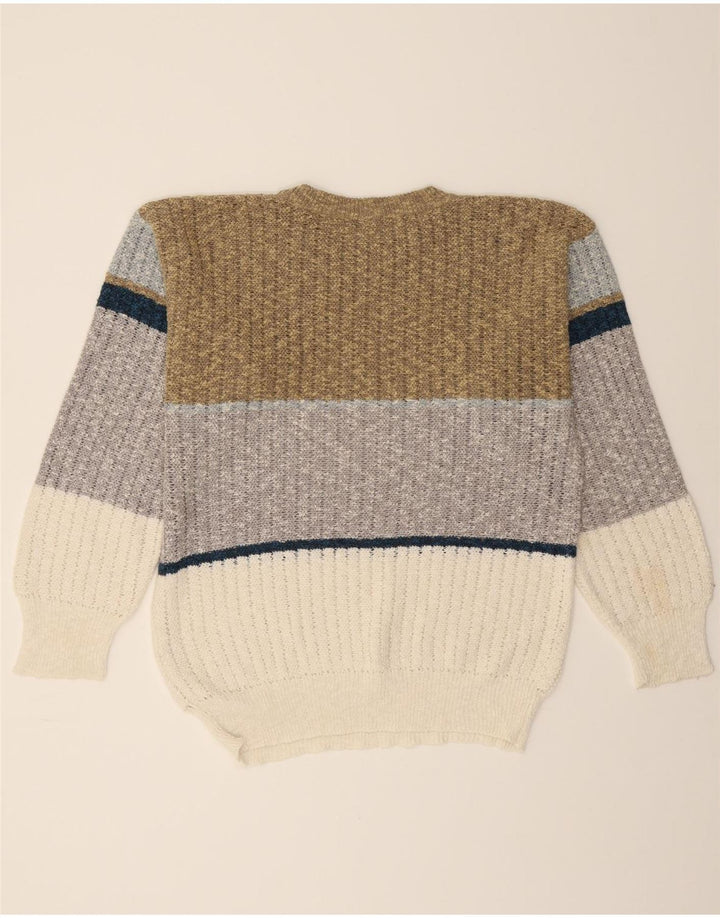 VINTAGE Womens Crew Neck Jumper Sweater UK 16 Large Multicoloured Vintage Vintage and Second-Hand Vintage from Messina Hembry 