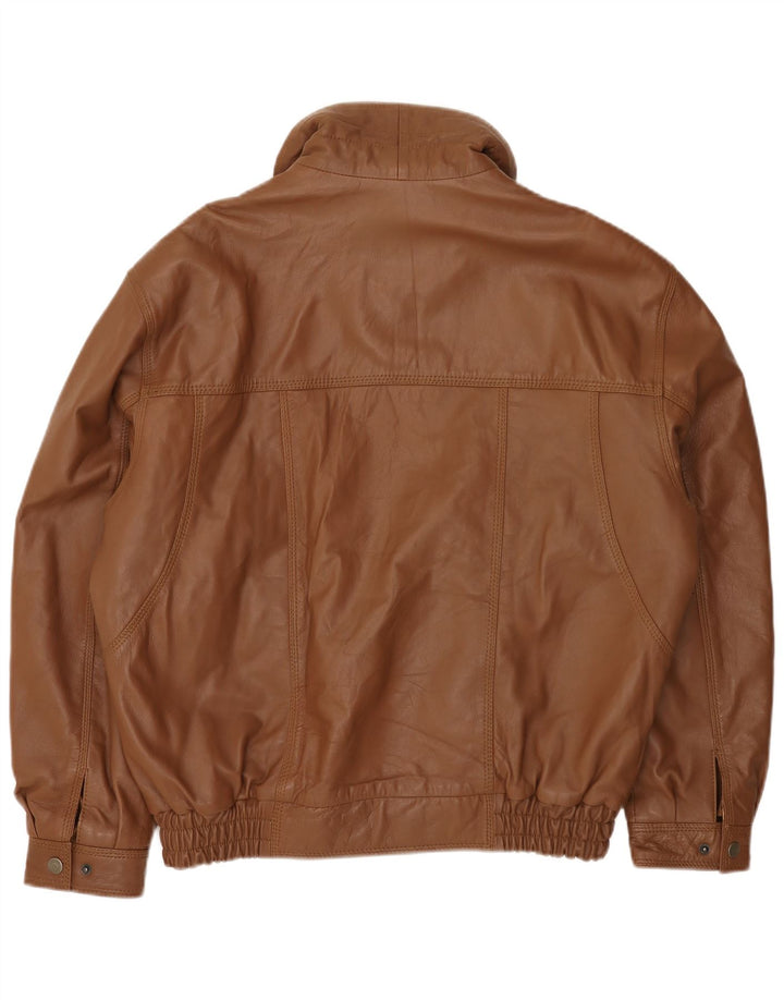 MADDOX Herren Lederjacke UK 42 XL Braunes Leder