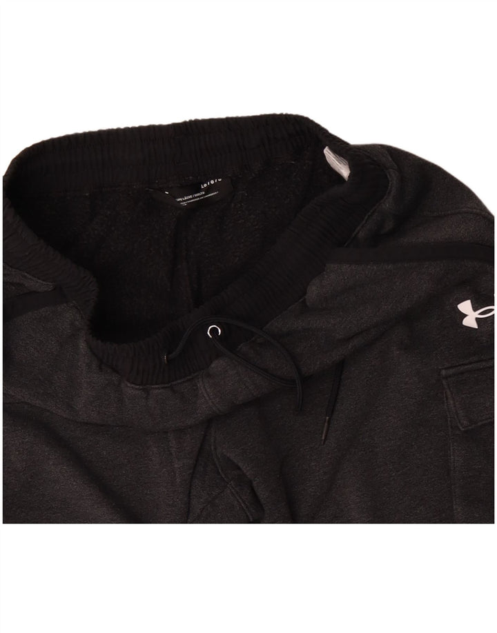 Under Armour Herren Cargo-Trainingshose, Jogginghose, Größe L, Grau, Baumwolle