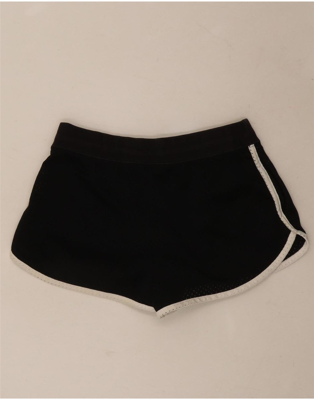 Nike Damen Sportshorts UK 8 Small Schwarz Polyester