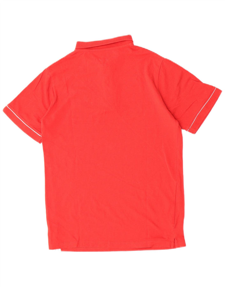 Avirex Herren-Poloshirt aus mittelroter Baumwolle