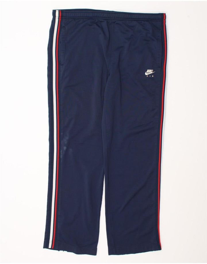 Nike Herren Air Trainingshose UK 34/36 Large Marineblau Polyester