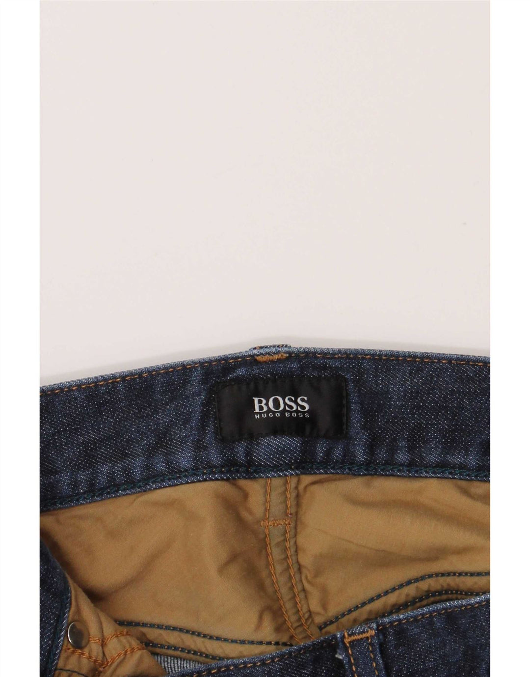 Hugo Boss Herren Straight Jeans W36 L33 Marineblau