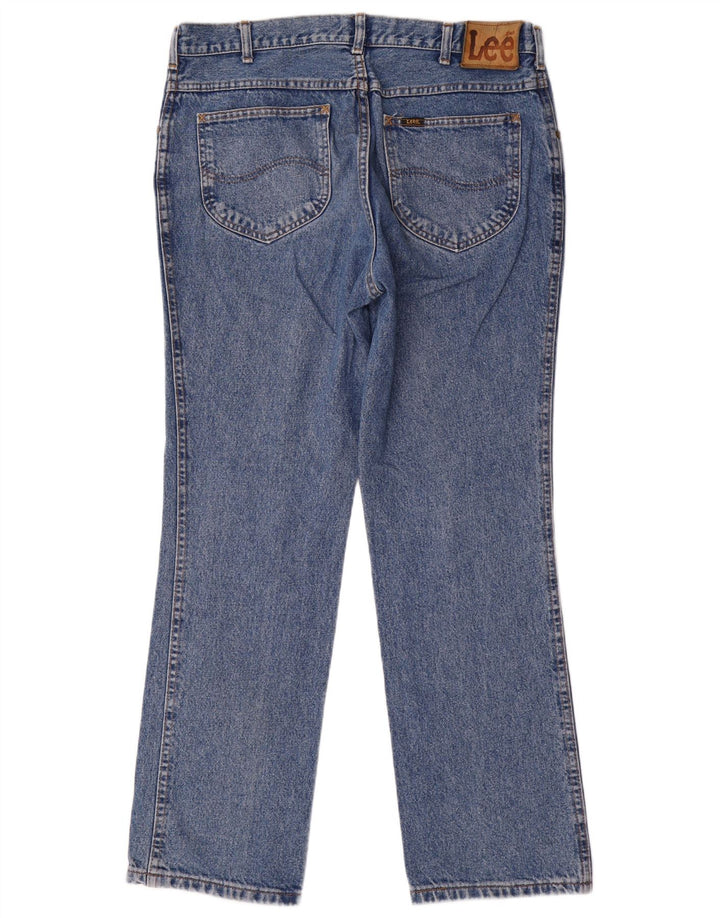 Lee Herren Ranger Straight Jeans W38 L32 Blaue Baumwolle