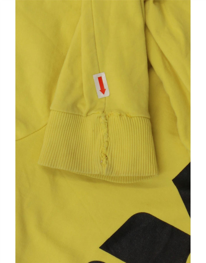 STARTER Damen-Sweatshirt mit Grafik, UK 8, Größe S, Gelb, Baumwolle