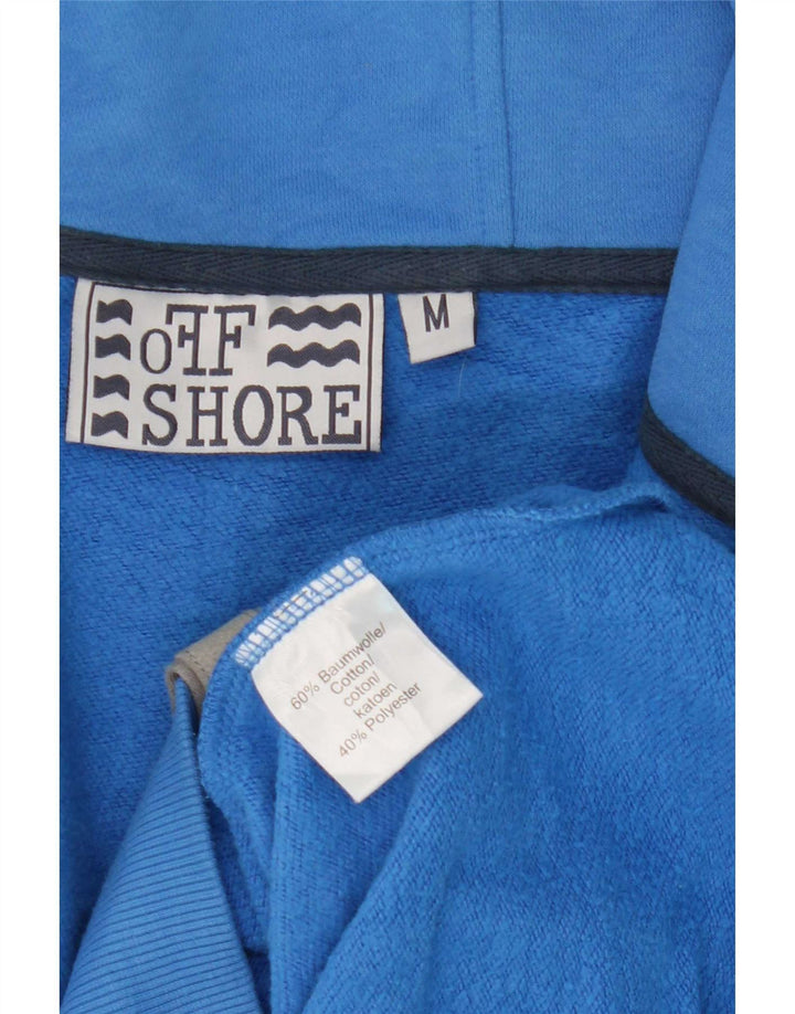 OFFSHORE Herren-Kapuzenpullover mit Reißverschluss, mittelblaue Baumwolle