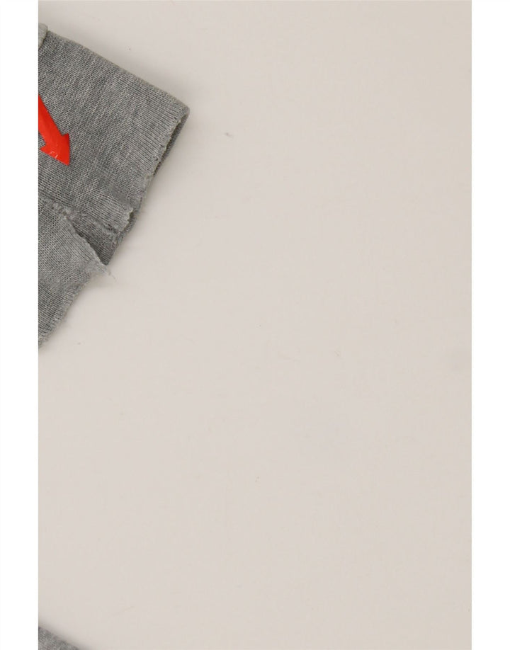 Champion Herren-Sweatshirt mit Grafik, klein, grau meliert, Baumwolle