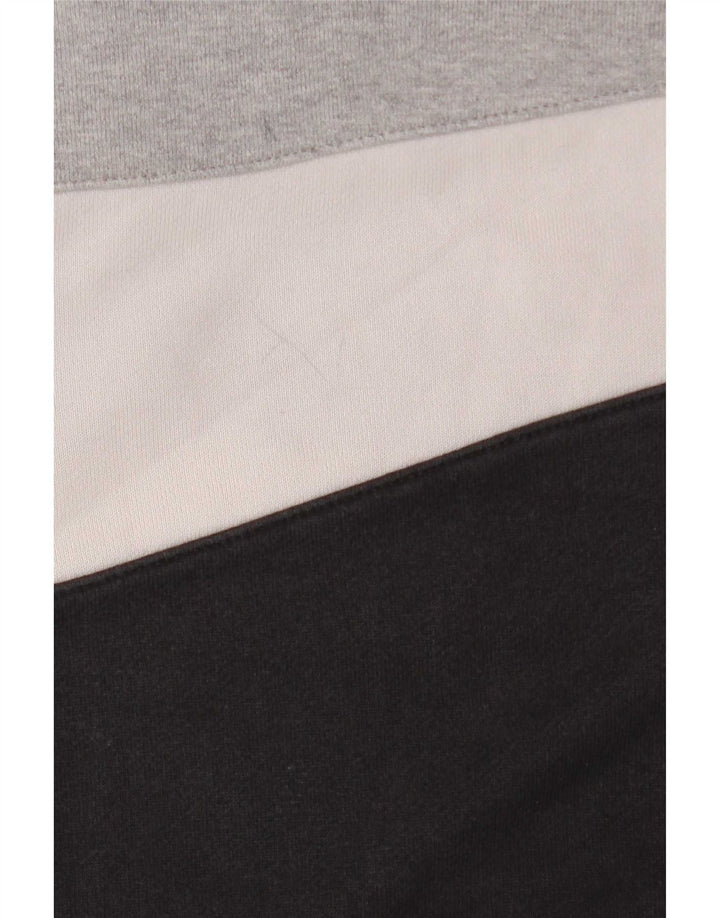 Nike Herren-Sweatshirt mit Grafik, Größe S, Schwarz, Colourblock-Baumwolle