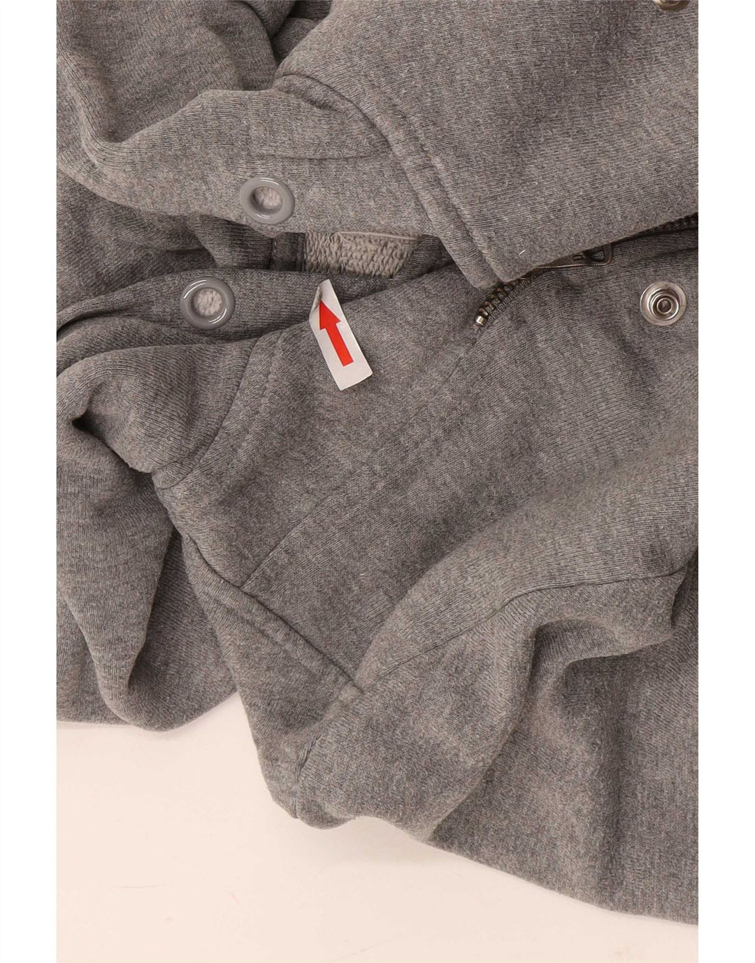 Diesel Damen Zip Hoodie Pullover UK 16 Large Grau
