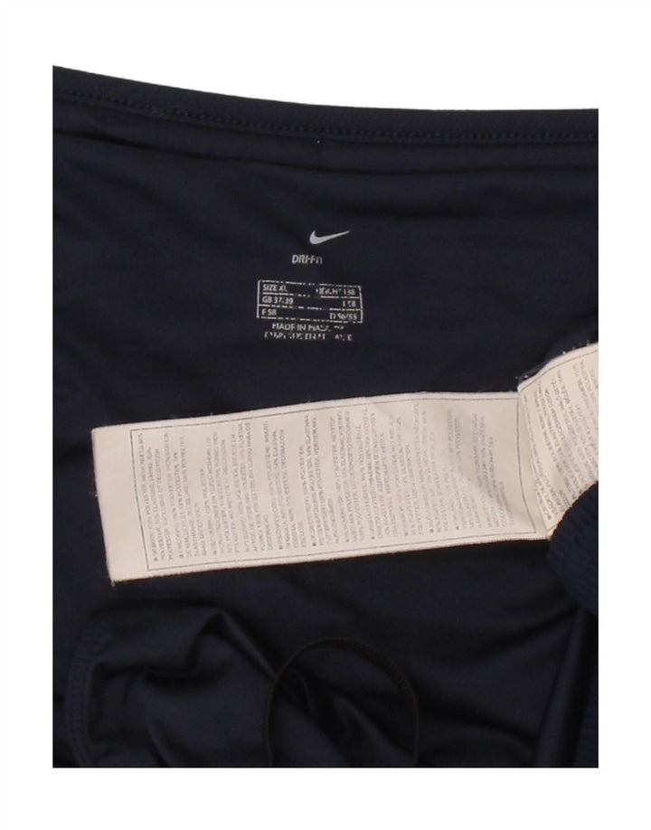 NIKE Mens Dri Fit Sport Shorts XL  Navy Blue Polyester Vintage Nike and Second-Hand Nike from Messina Hembry 