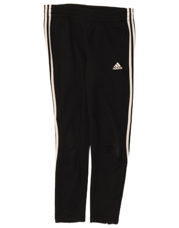 Adidas Damen Trainingshose UK 10 Small Schwarz Polyester
