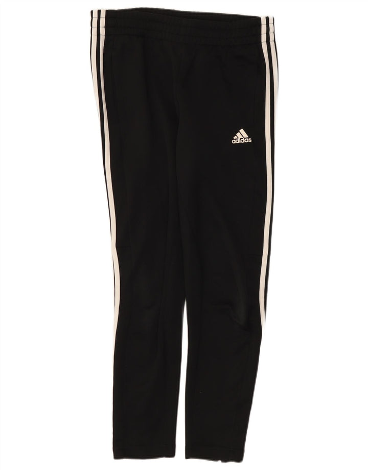 Adidas Damen Trainingshose UK 10 Small Schwarz Polyester
