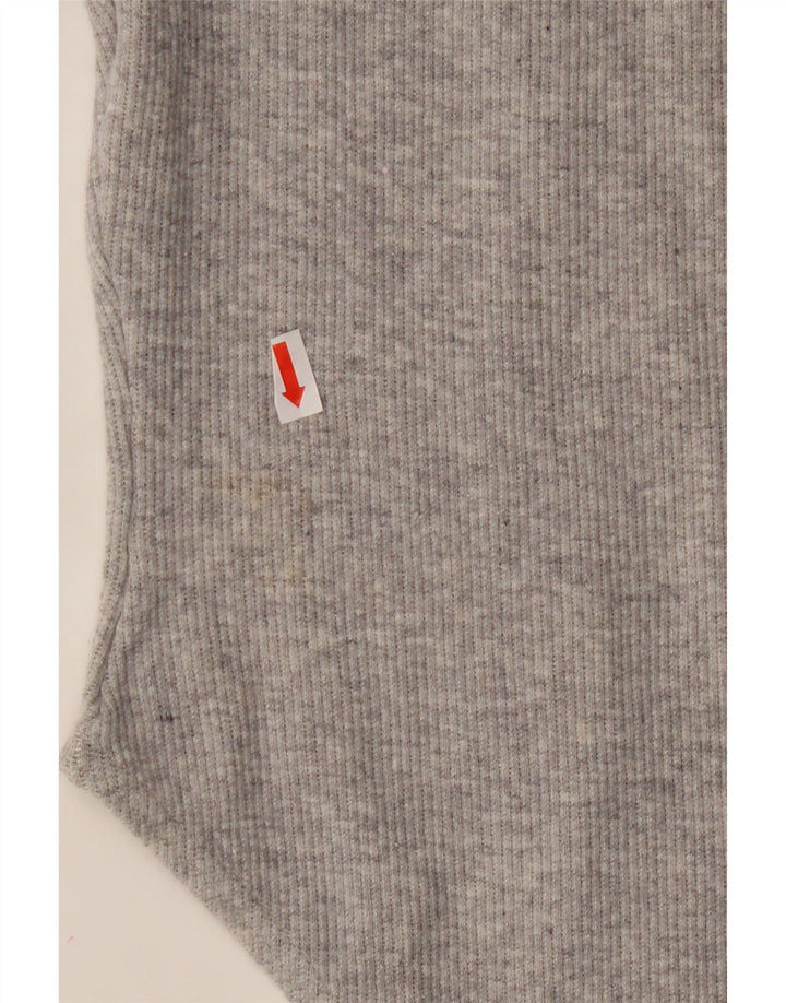 CHAMPION Womens Bodysuit UK 6 XS Grey Cotton Vintage Champion and Second-Hand Champion from Messina Hembry 