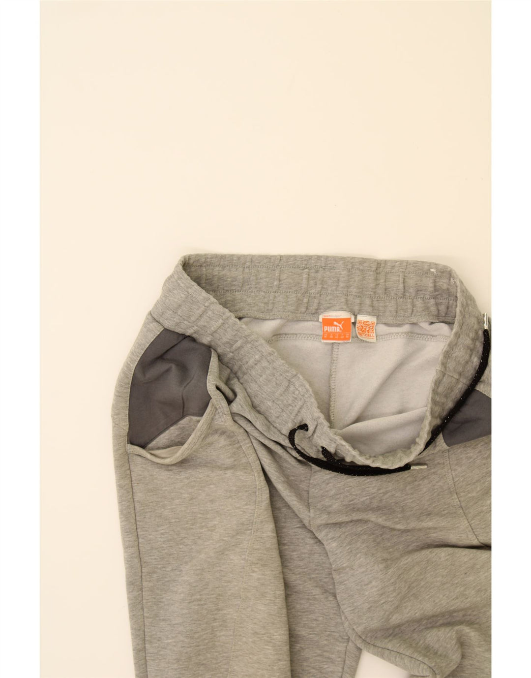 PUMA Womens Bermuda Sport Shorts UK 12 Medium  Grey Colourblock Vintage Puma and Second-Hand Puma from Messina Hembry 