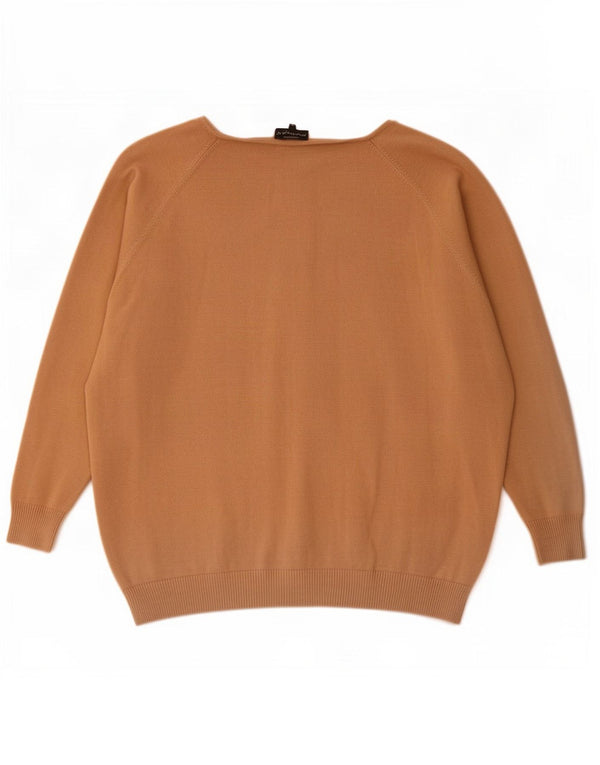 Phase Eight Damen-Pullover mit entspannter Passform und V-Ausschnitt, Gr. 40, Größe L, Braun