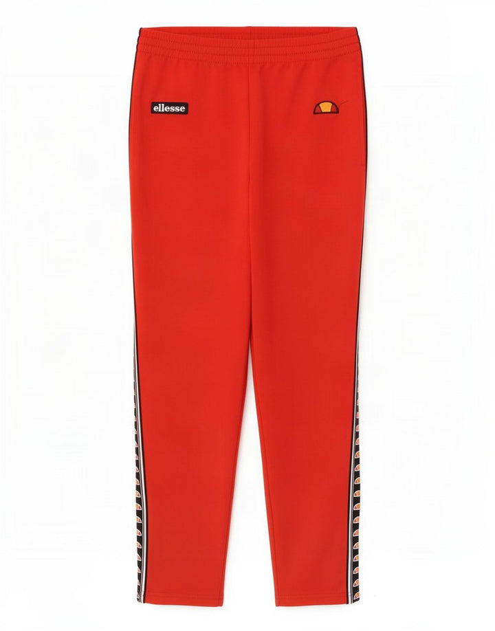 Ellesse Herren-Trainingshose mit Grafik, Mittelrotes Farbblock-Polyester