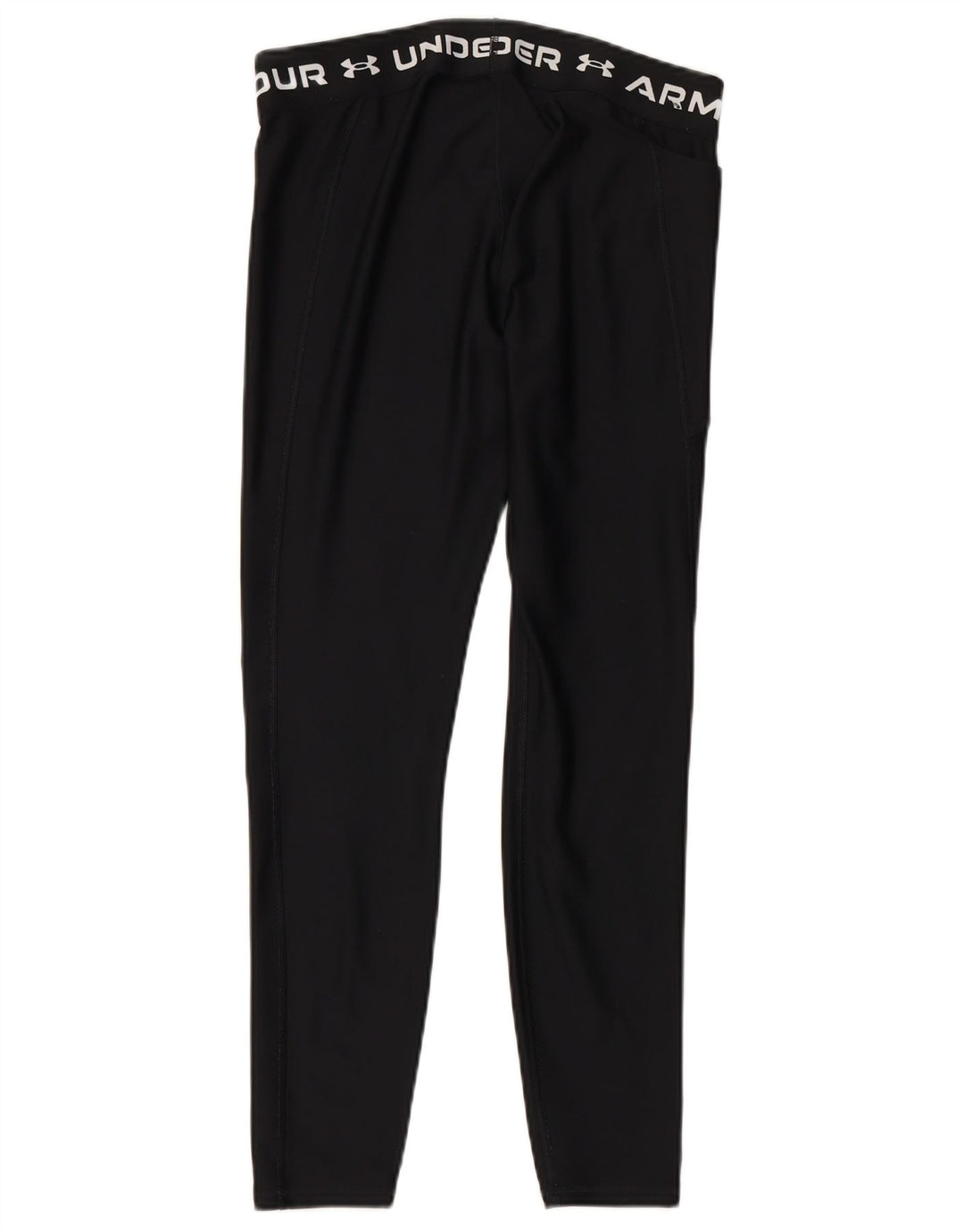 UNDER ARMOUR Damen Graphic Leggings UK 14 Large Schwarz Polyester