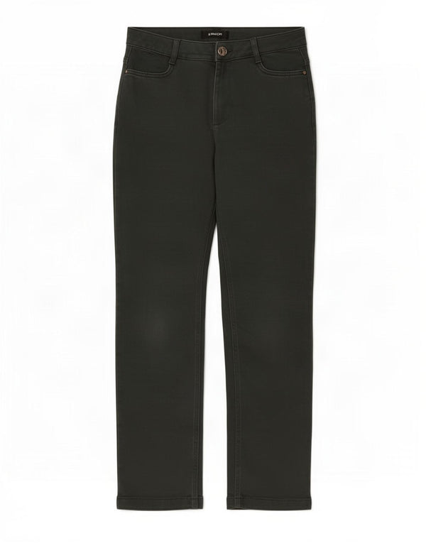 Marks & Spencer Damen Gerade Freizeithose UK 10 Small W30 L28 Grün