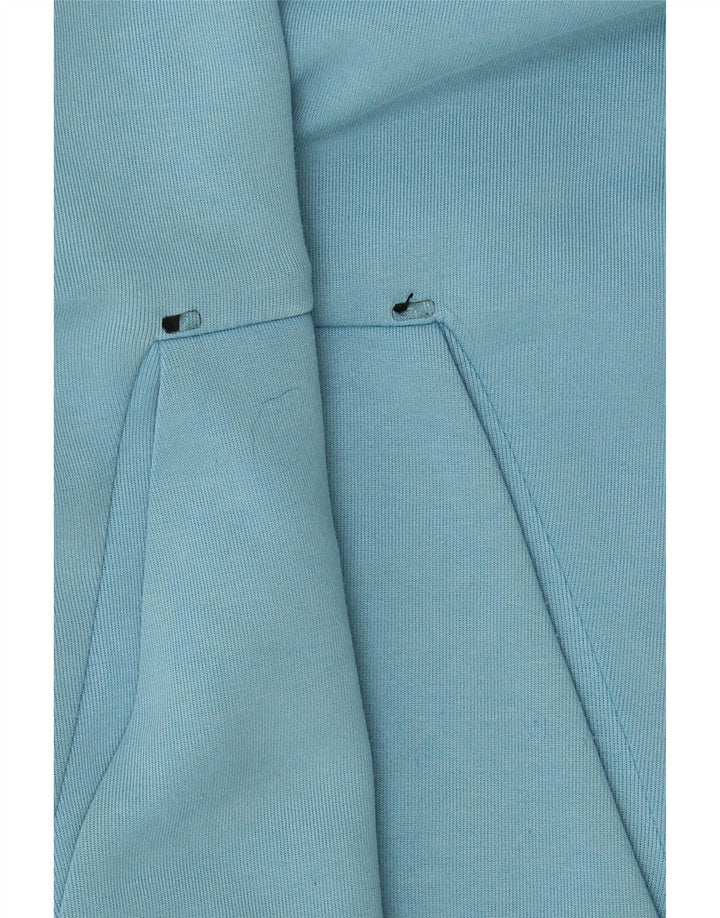 Nike Herren-Kapuzenpullover mit Reißverschluss, groß, aus blauer Baumwolle