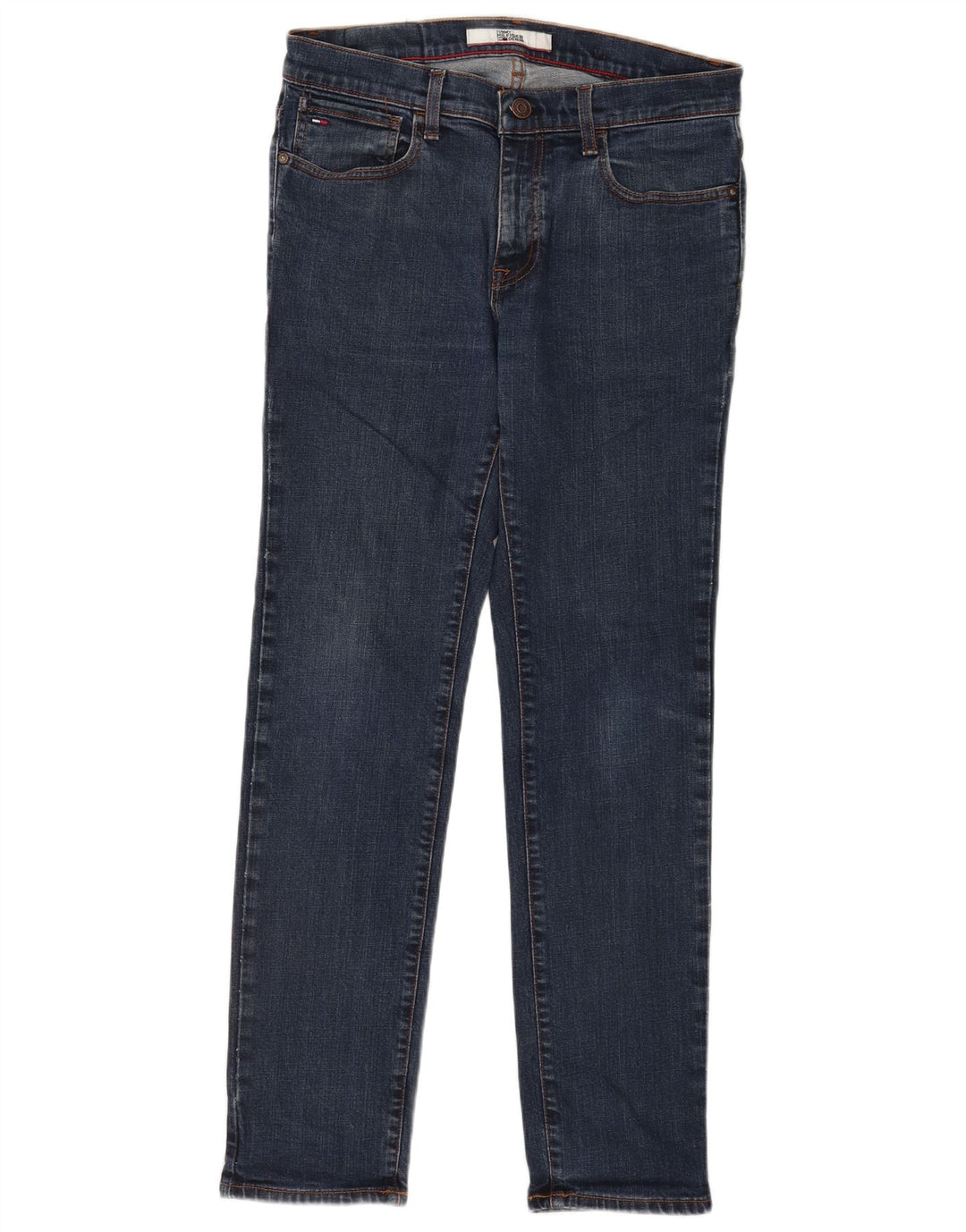 Tommy Hilfiger Herren Slim Jeans W32 L31 Blaue Baumwolle