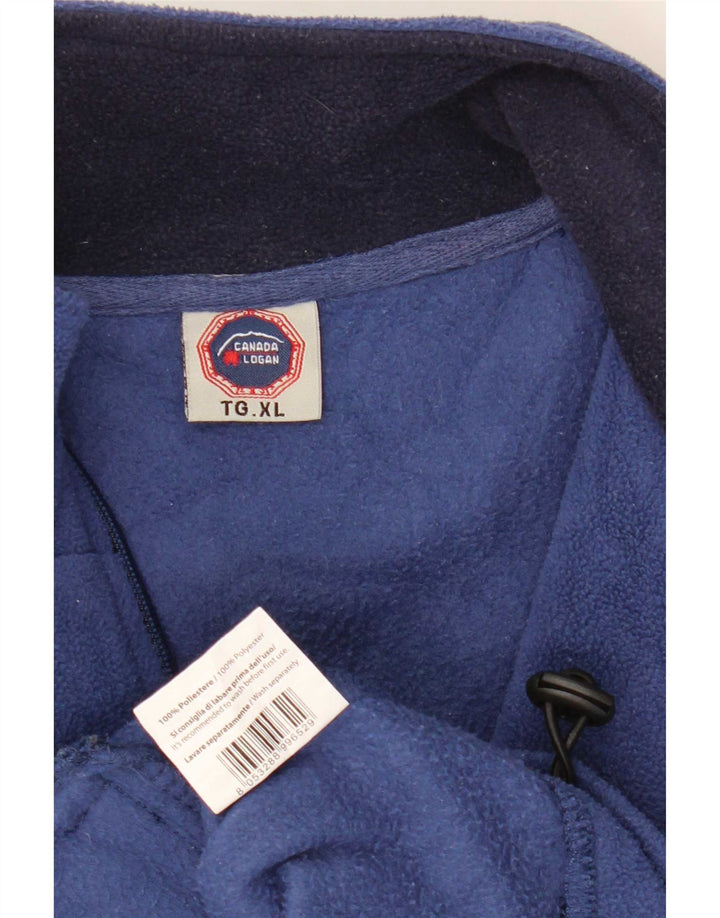 Kanada Herren Fleeceweste UK 42 XL Blau Polyester