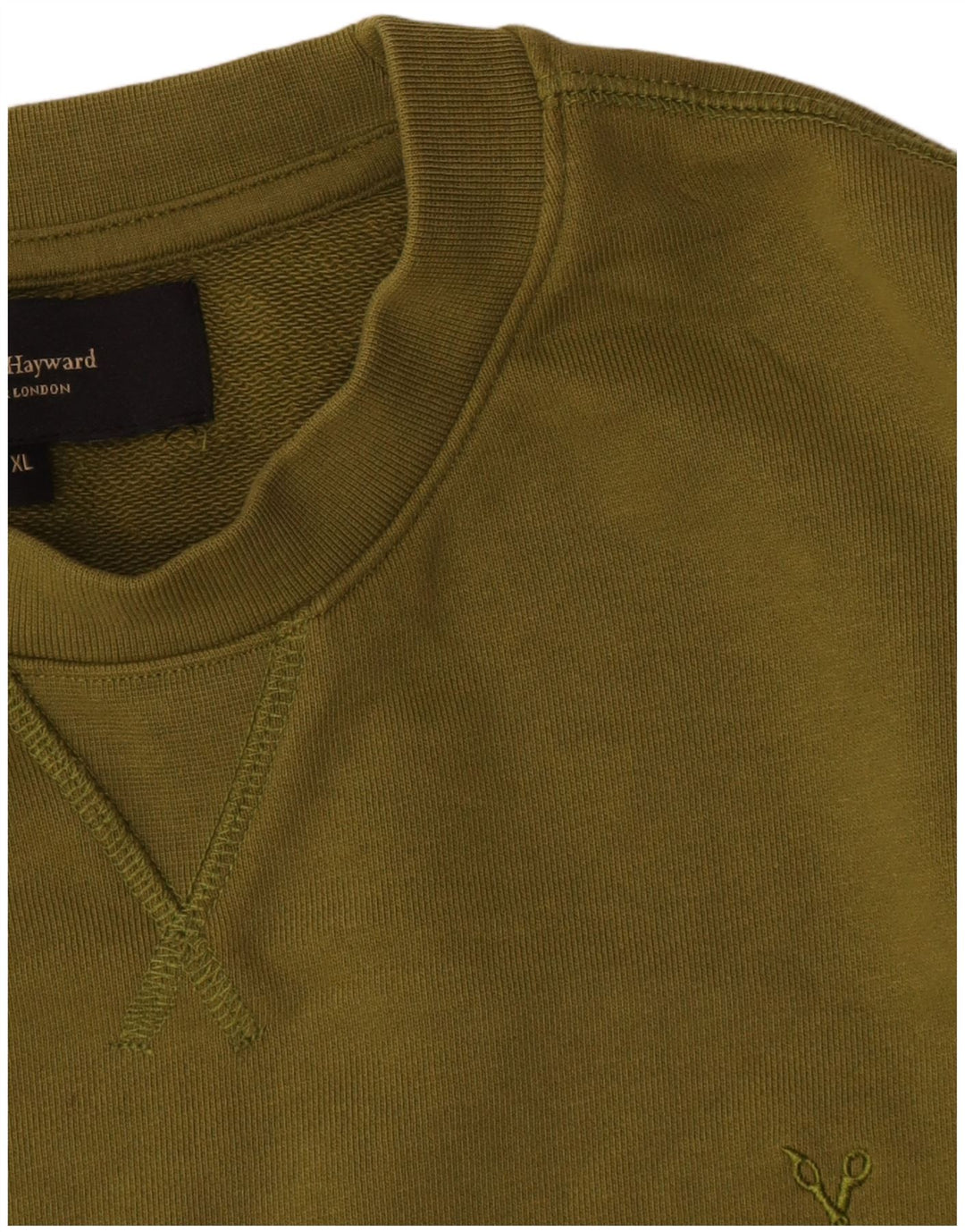 Douglas Hayward Herren Sweatshirt Pullover XL Khaki Baumwolle