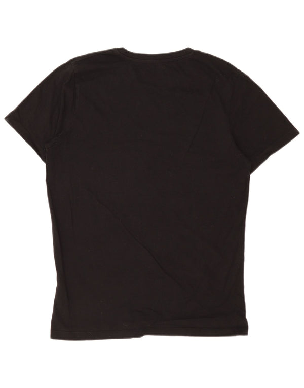 Jack & Jones Herren T-Shirt Top Medium Schwarz Baumwolle