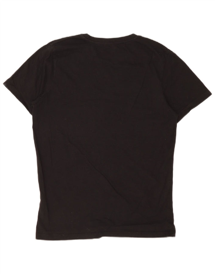 Jack & Jones Herren T-Shirt Top Medium Schwarz Baumwolle