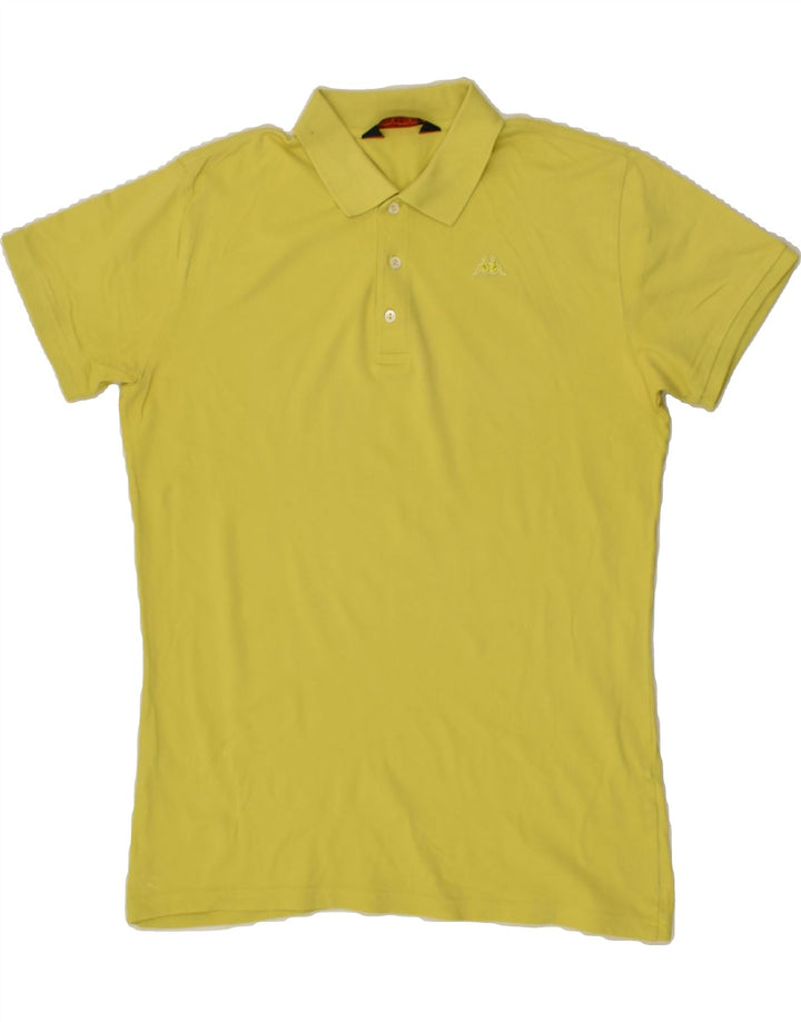 KAPPA Mens Polo Shirt XL Yellow | Vintage Kappa | Thrift | Second-Hand Kappa | Used Clothing | Messina Hembry 