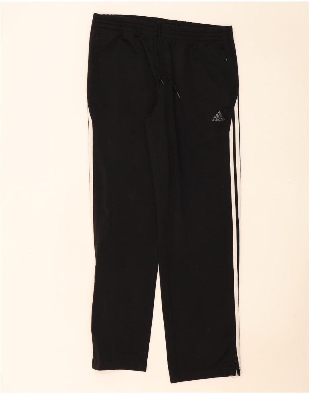 Adidas Herren-Trainingshose UK 40/42 Mittelschwarzes Polyester