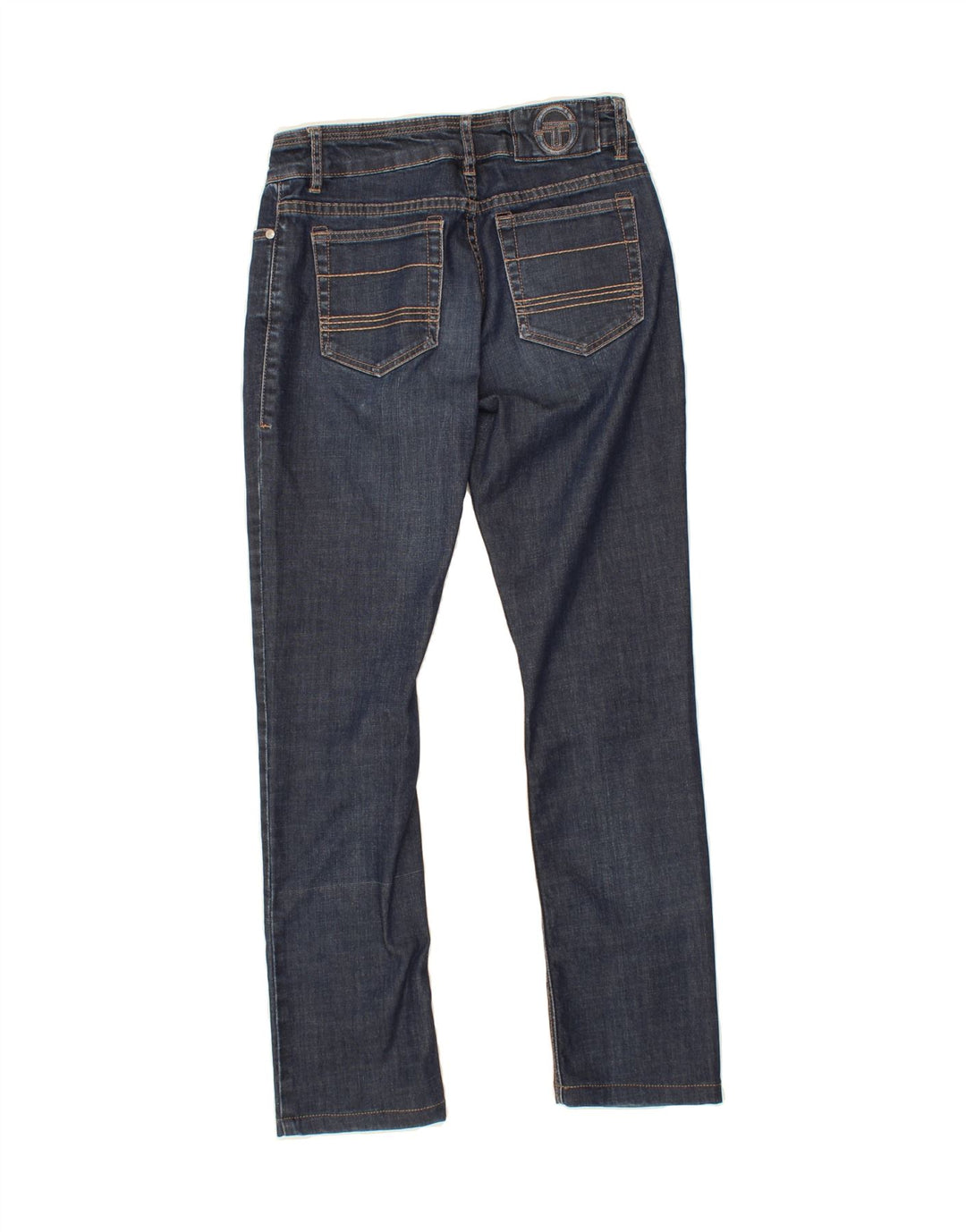 SERGIO TACCHINI Womens Slim Jeans W28 L30  Navy Blue Cotton Vintage Sergio Tacchini and Second-Hand Sergio Tacchini from Messina Hembry 